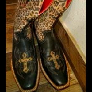 Ariat cheetah boots